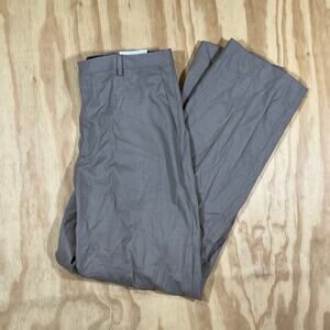 Calvin Klein The Morgan Taupe Flat-Front Straight-Leg Dress Pants Boys Size 20R